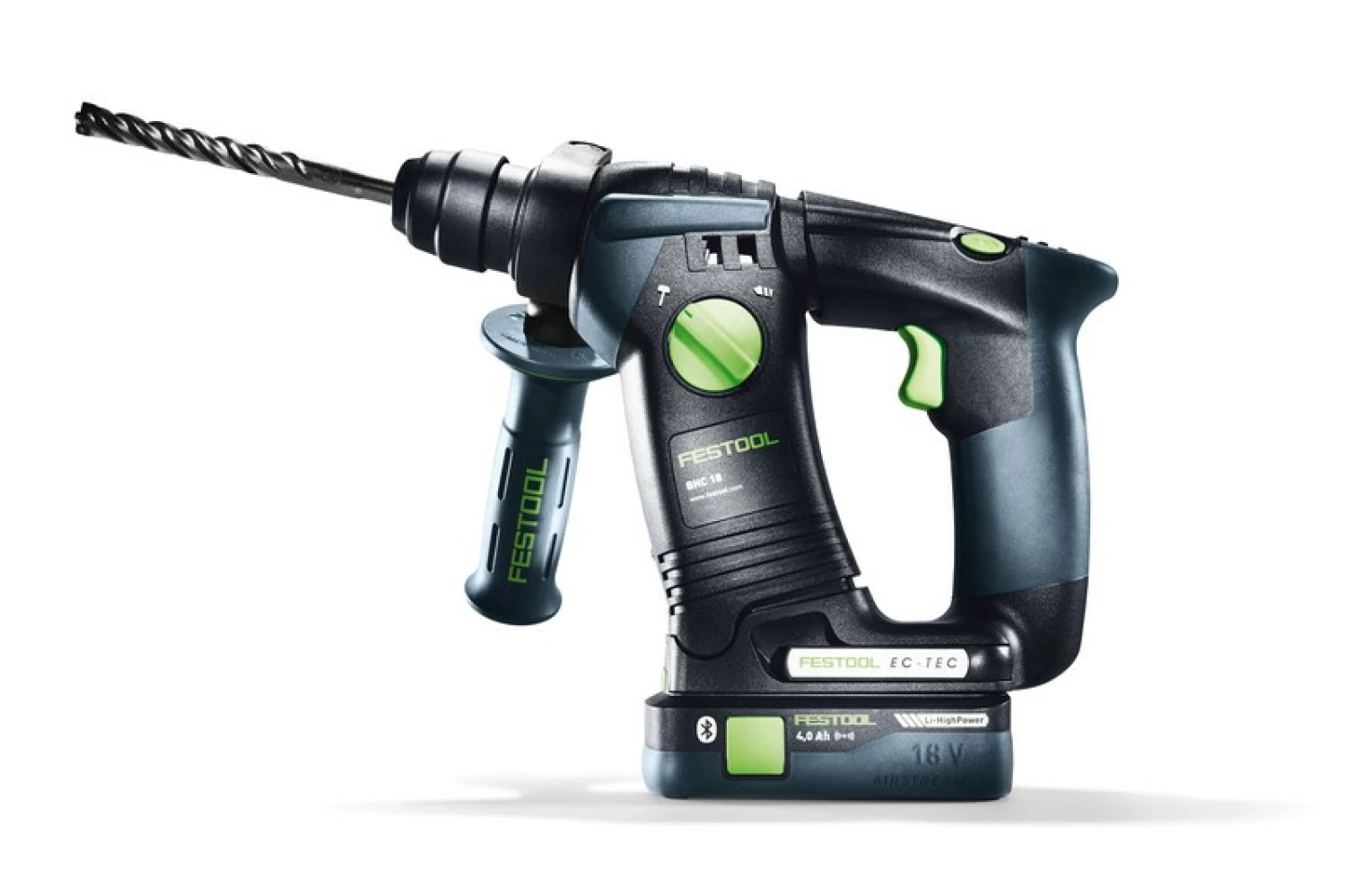 Festool BHC 18 HPC 4,0 I-Plus 18V Li-Ion accu SDS-Plus boorhamer set (2x 4,0Ah) in systainer - 1,8J-image