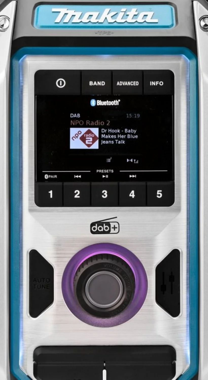 Makita DMR115 10,8-18 V Li-Ion batterie radio de chantier - DAB+ - Bluetooth-image