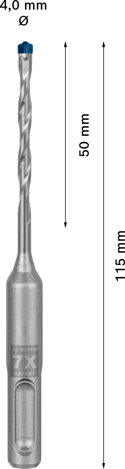Bosch 2608900156 EXPERT SDS plus-7X Hamerboor - 4x50x115mm (10st)-image