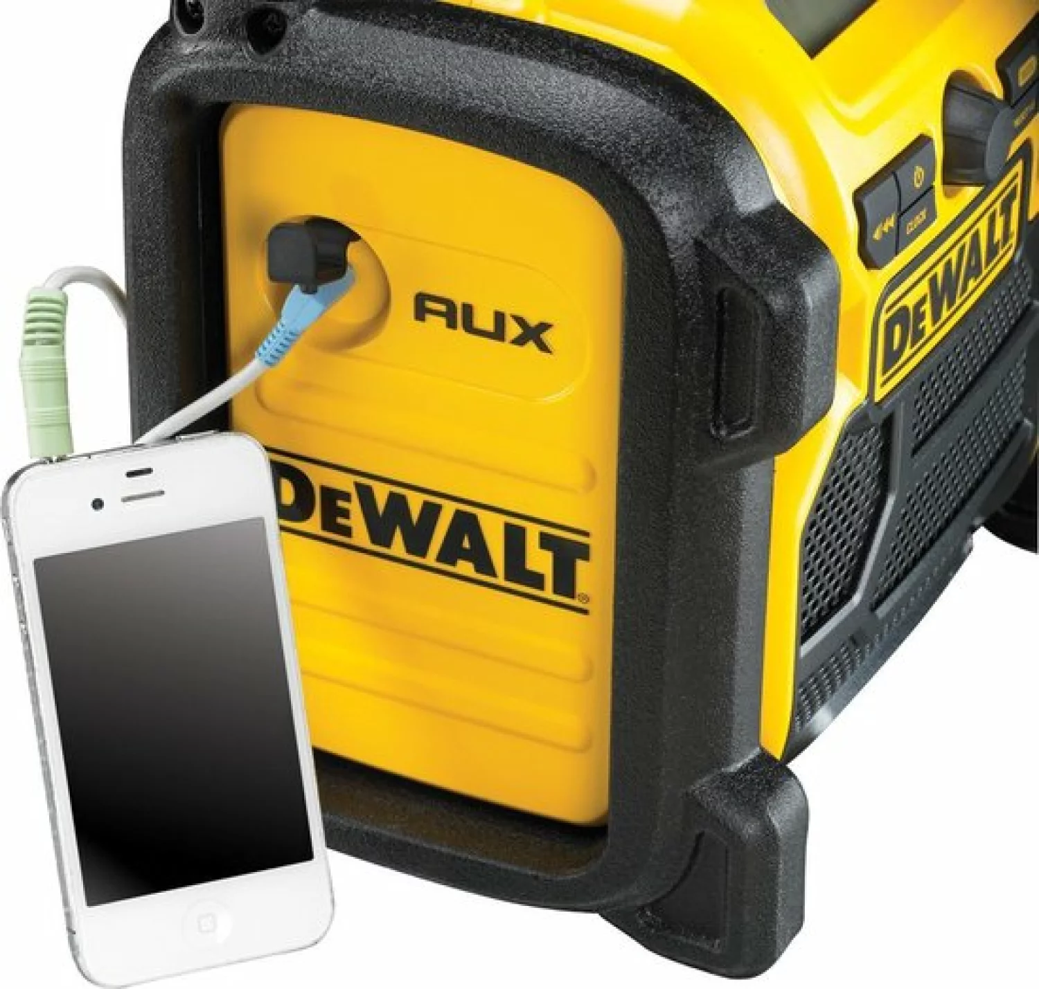 DeWALT DCR019-QW 10.8 / 18V Li-ion XR accu bouwradio - werkt op netstroom & accu-image