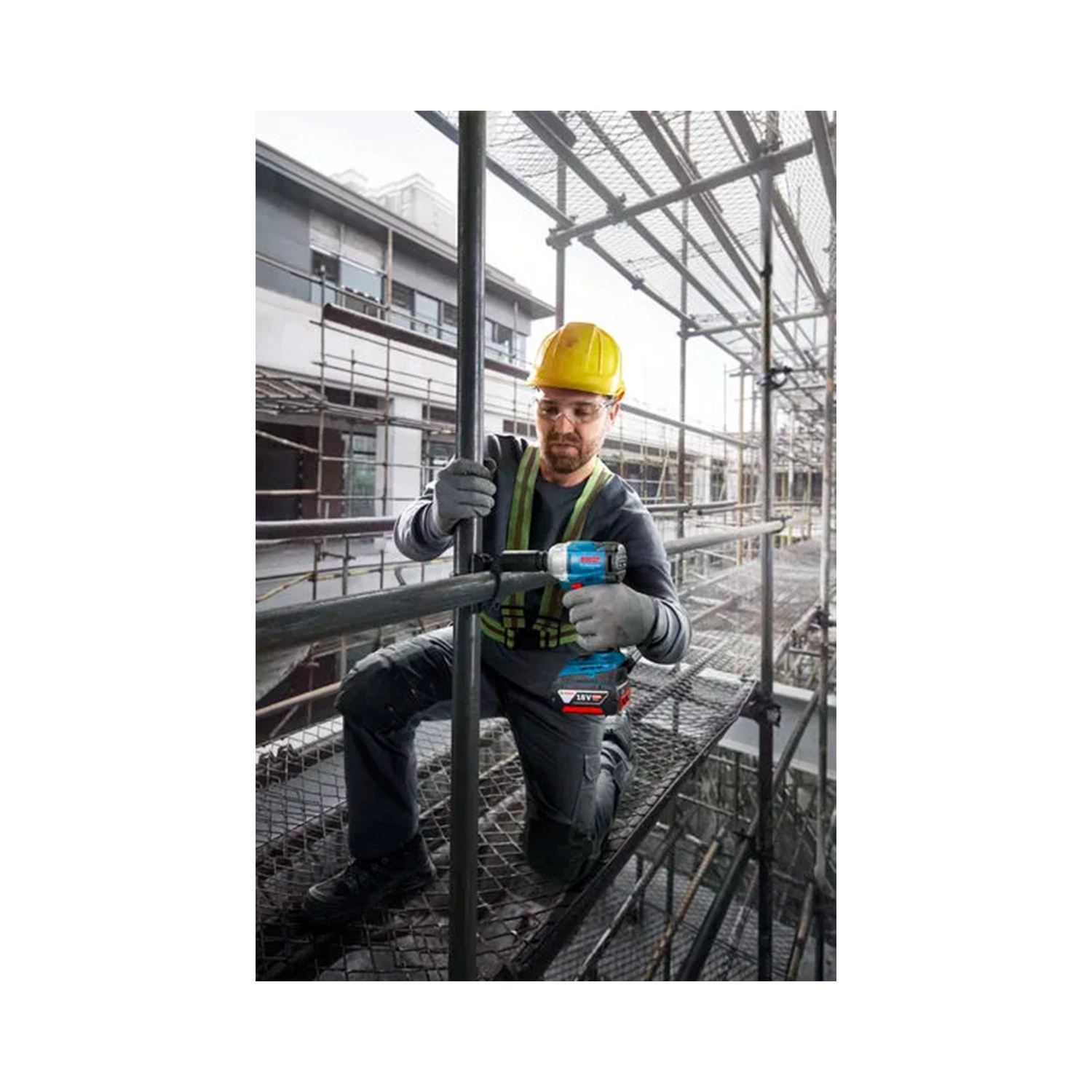 Bosch GDS 18V-350 18V accu slagmoersleutel in L-Boxx - 560 Nm