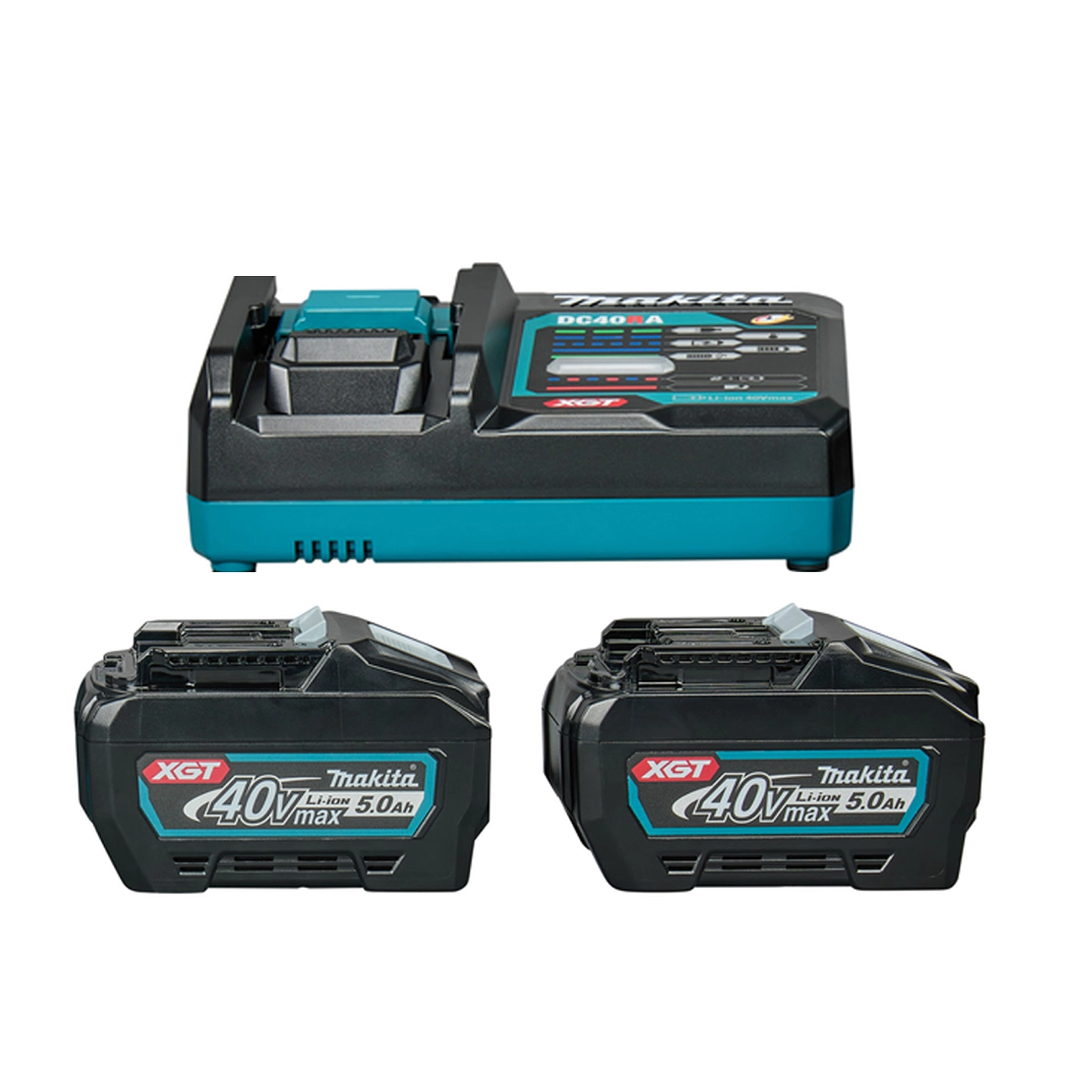 Makita Accu starterset  XGT DC40RA / 2x BL4050F-image