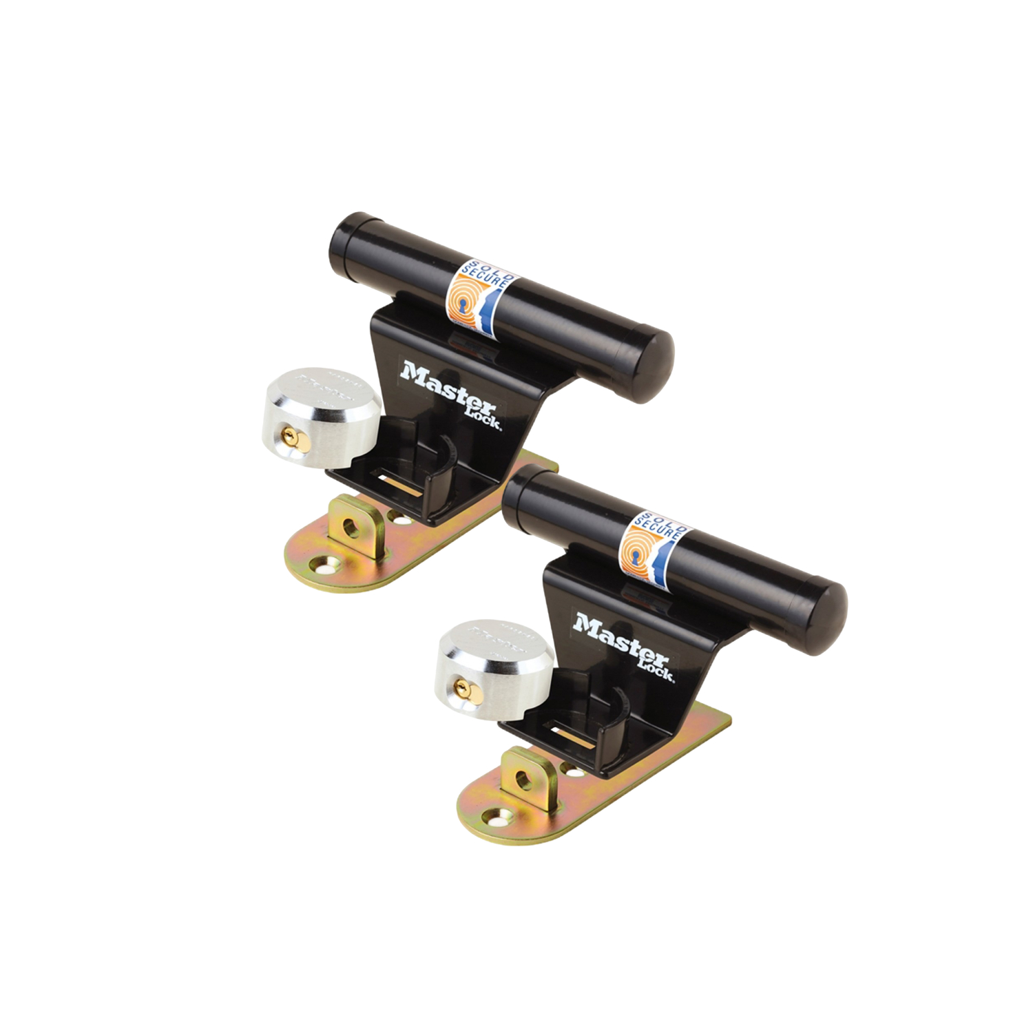 Master Lock 1488EURDAT Serrure anti-effraction pour garage - 71 mm (2 pièces)-image