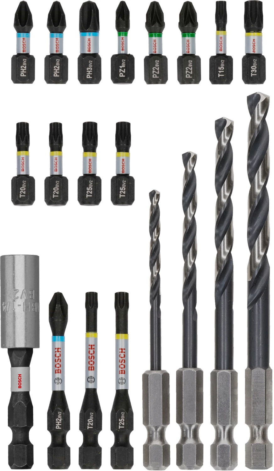 Bosch 2608521U84 20-delige PRO Impact schroefbits en Metaalboren - gemengde set-image