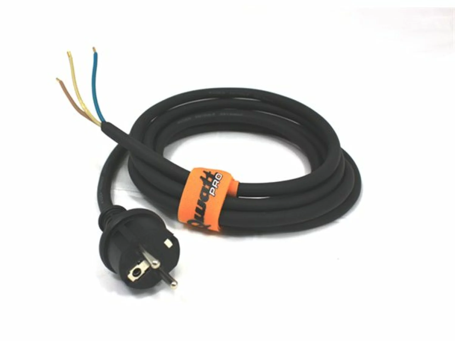 QwattPro 2511124 Aansluitkabel - 3G1,5 H07RN-F - Zwart - IP44 - 5m-image