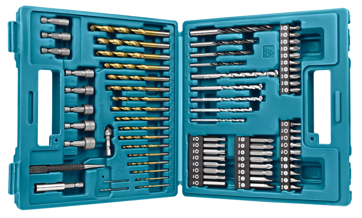Makita B-49373 Jeu d'embouts de vissage et de perçage - 75 pièces-image