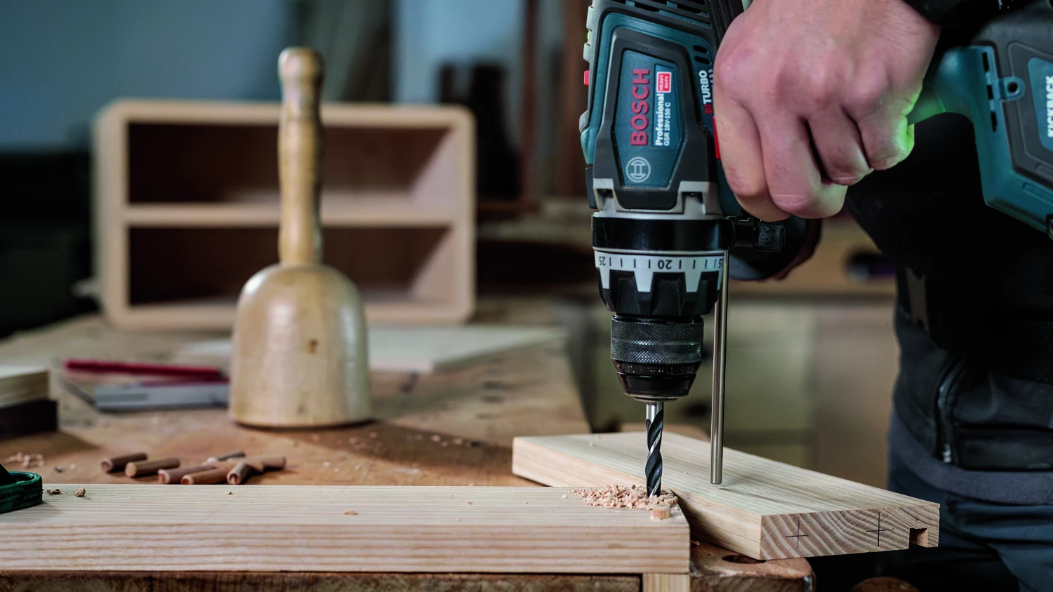 Bosch 2607010527 - Set 5 pièces mèche hélicoïdal à bois Robust Line, 4; 5; 6; 8; 10 mm-image