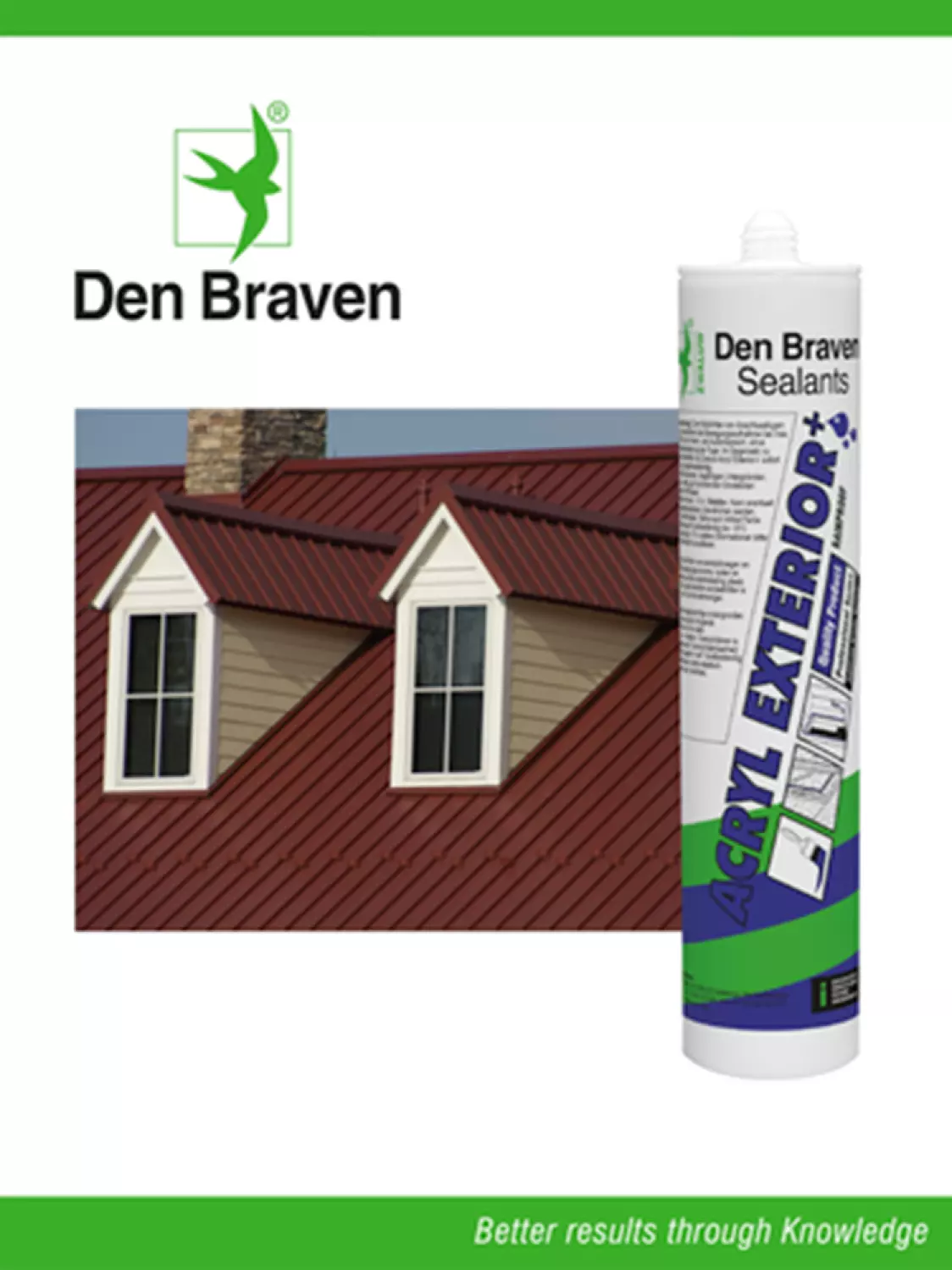 Zwaluw Den Braven 10685001 Acrylic Exterior+ Acrylic sealant - Grey - 310ml-image