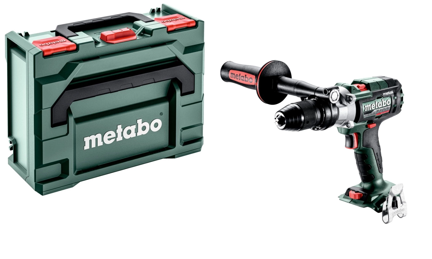 Metabo SB 18 LTX-3 BL I Metal 18V LiHD accu klopboormachine body in metaBOX - 130Nm - 68mm-image