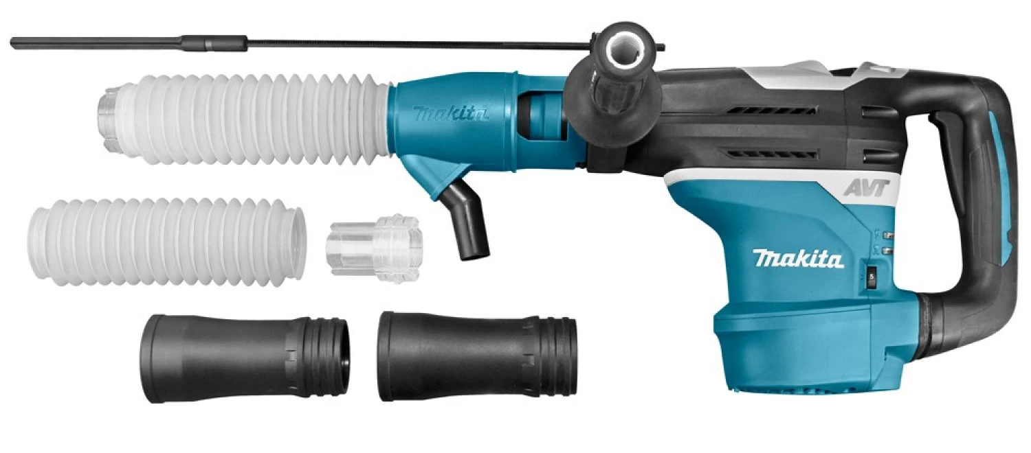 Makita HR4013CV SDS-max Combihamer incl. stofafzuigset in koffer - 1100W - 8J-image