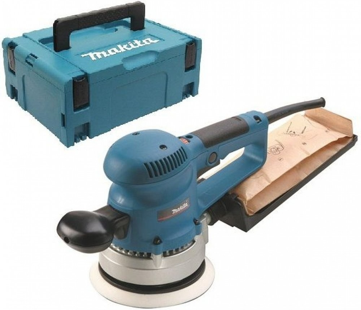 Makita BO6030JX Ponceuse excentrique dans coffret MAKPAC -310W - 150 mm-image