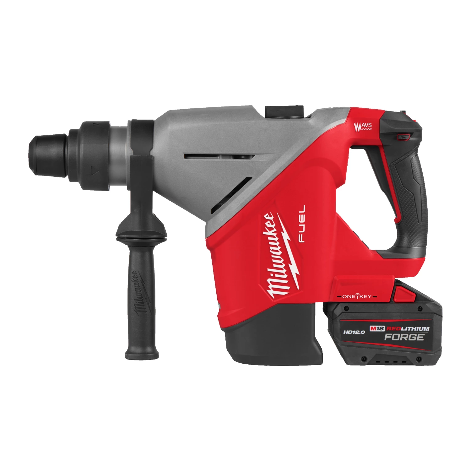 Milwaukee M18 FHACO745-122C 18V Li-ion accu combihamer set (2x 12.0Ah accu) in koffer-image
