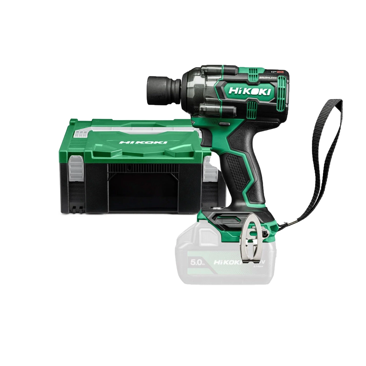 HiKOKI WR18DHW2Z Clé à chocs Accu - 1/2" - 18V dans HSC II-image