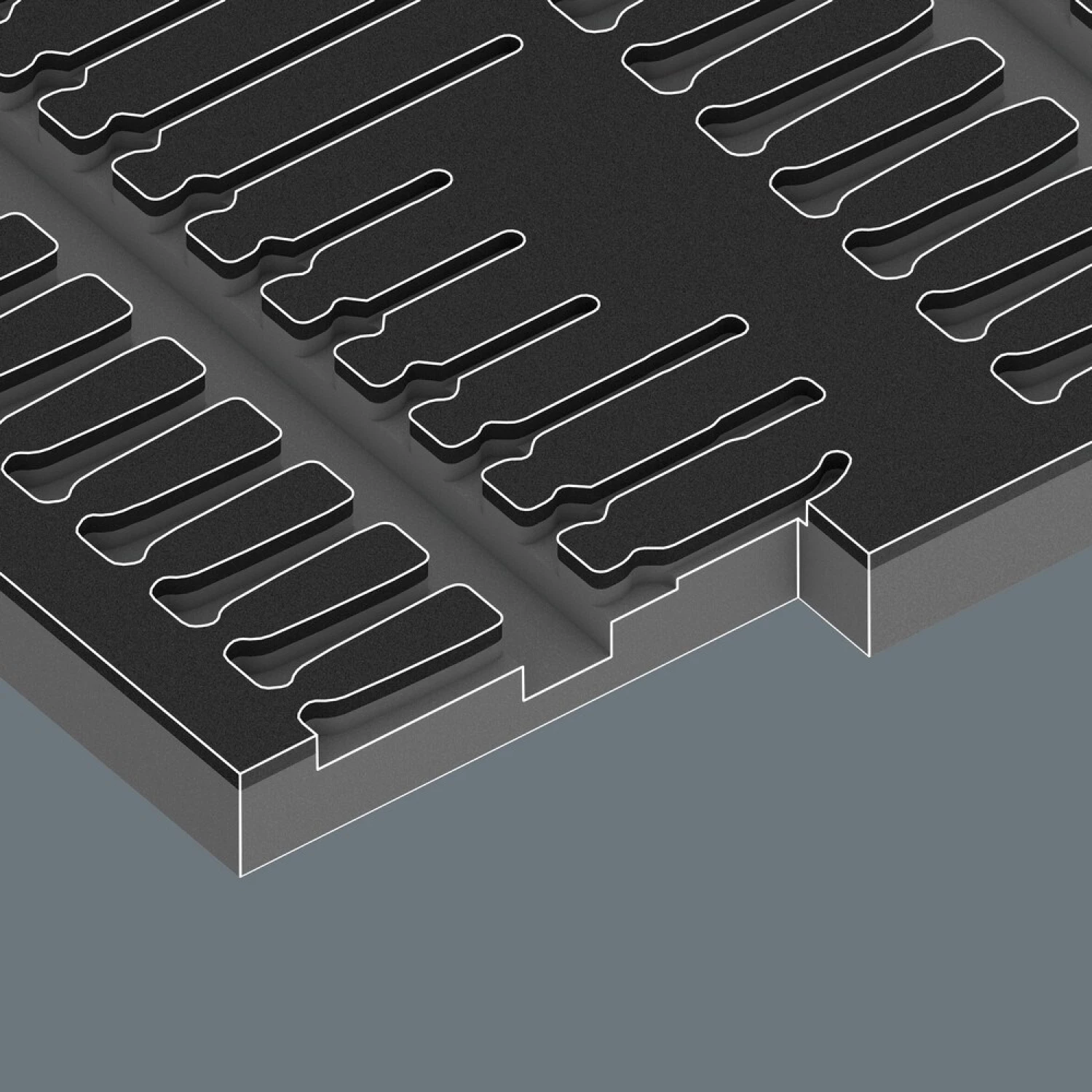 Wera 05150106001 24 pièces 9715 Kraftform Micro Set 1 Jeu de tournevis dans un insert en mousse-image