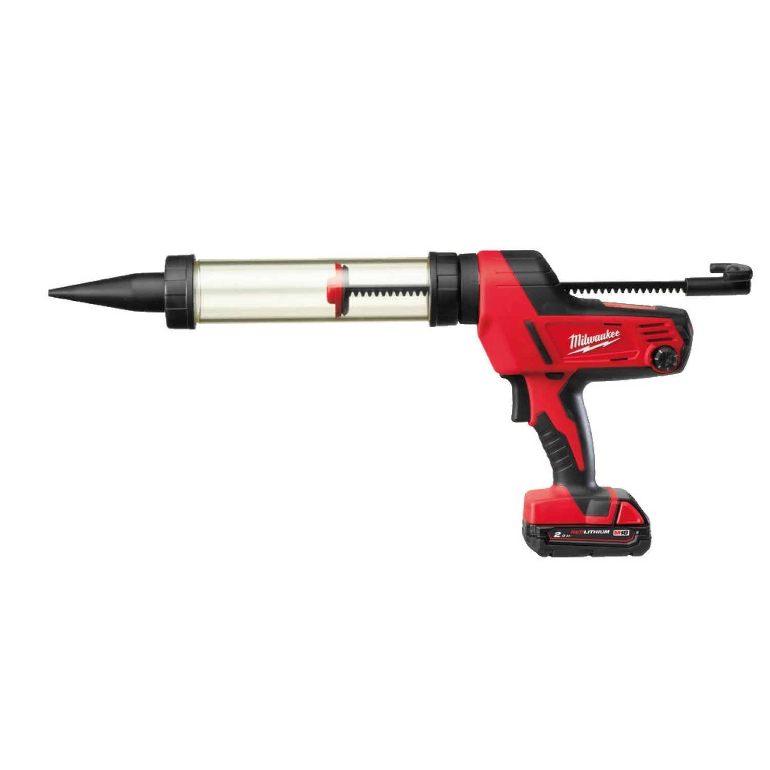 Milwaukee C18 PCG/400T-201B Li-Ion pistolet à colle / mastic avec porte-cartouche - 18V-image