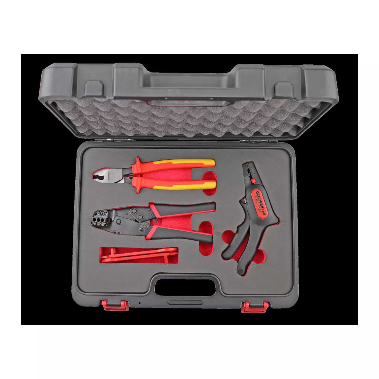 Gedore RED 3301901 5-delige Tangenset voor montage MC4 /MC4 EVO2 Solar in koffer-image