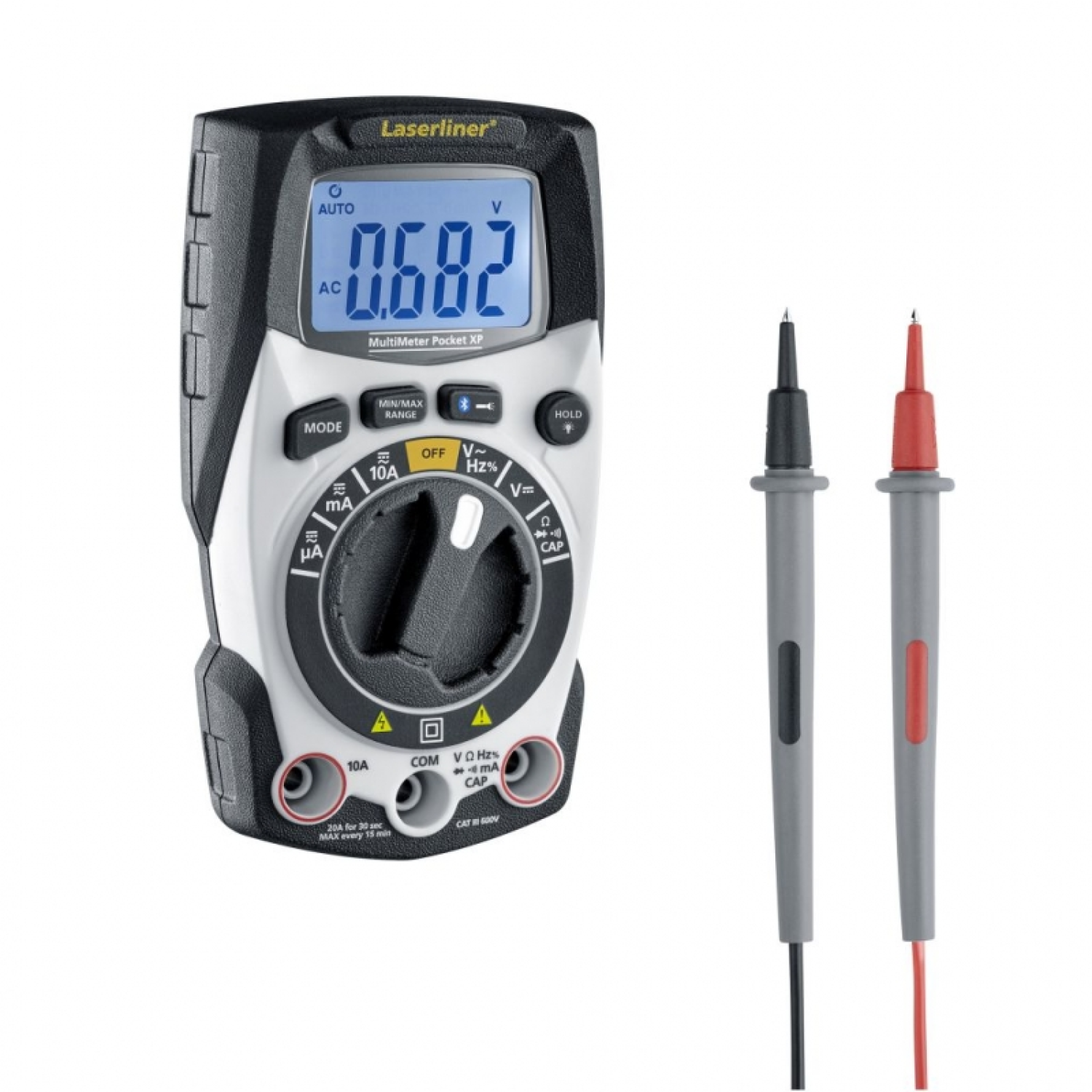 Laserliner MultiMeter Pocket XP Compacte digitale multimeter - AC/DC 600V & 10A-image