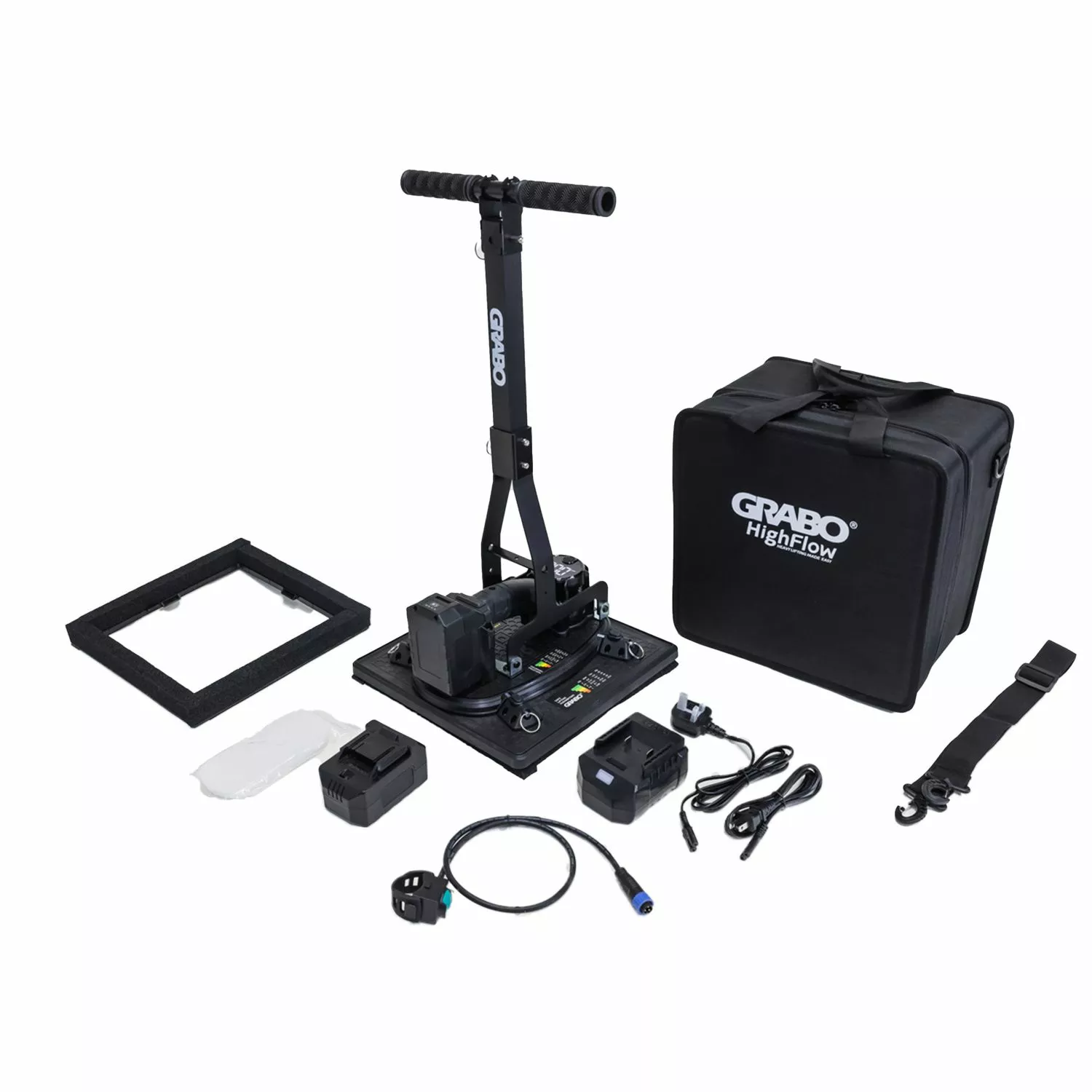 Grabo High Flow électrique Aspirateur de carrelage dans un sac de protection - 50,3kg-image