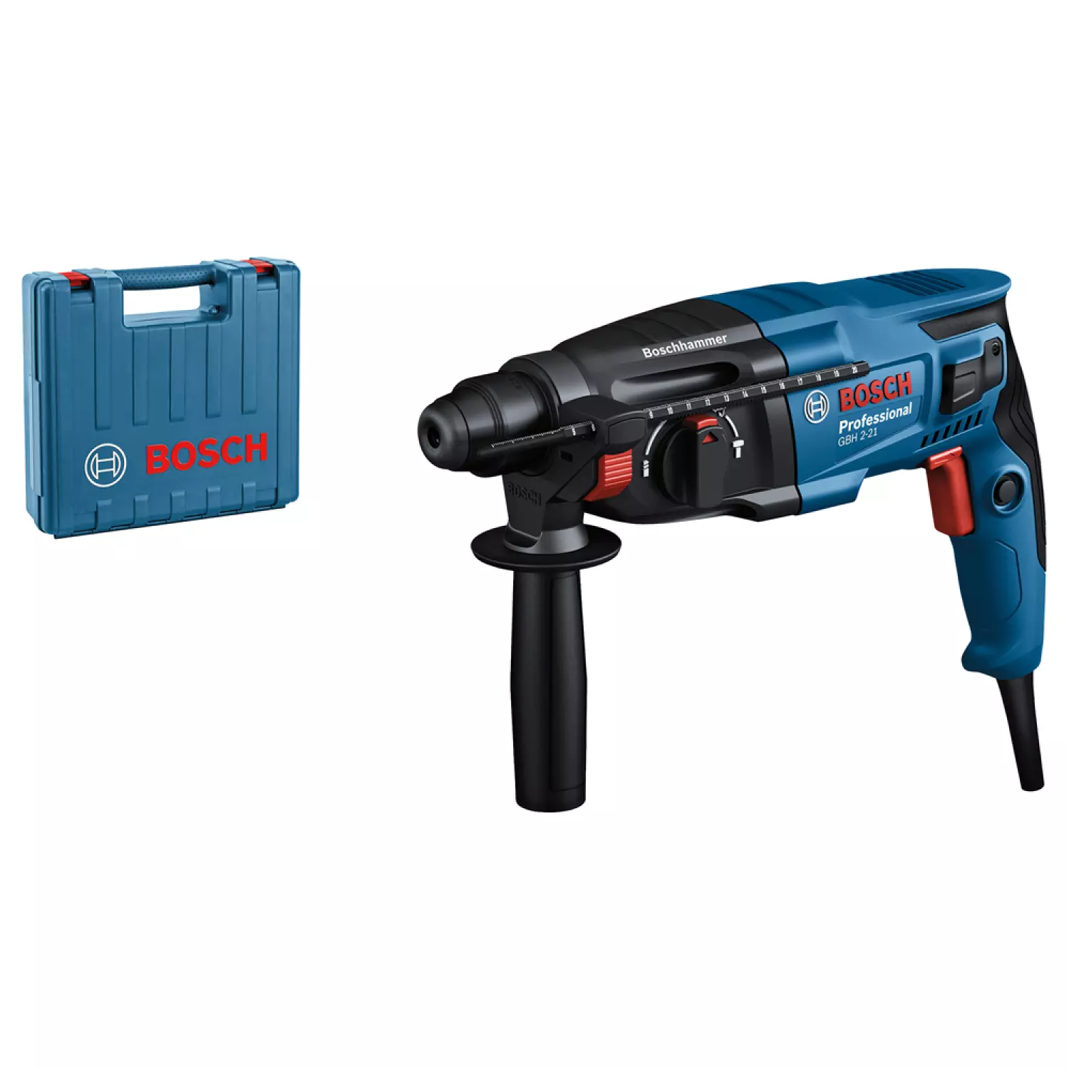 Bosch GBH 2-21 SDS-Plus boorhamer in koffer - 720W - 2J-image