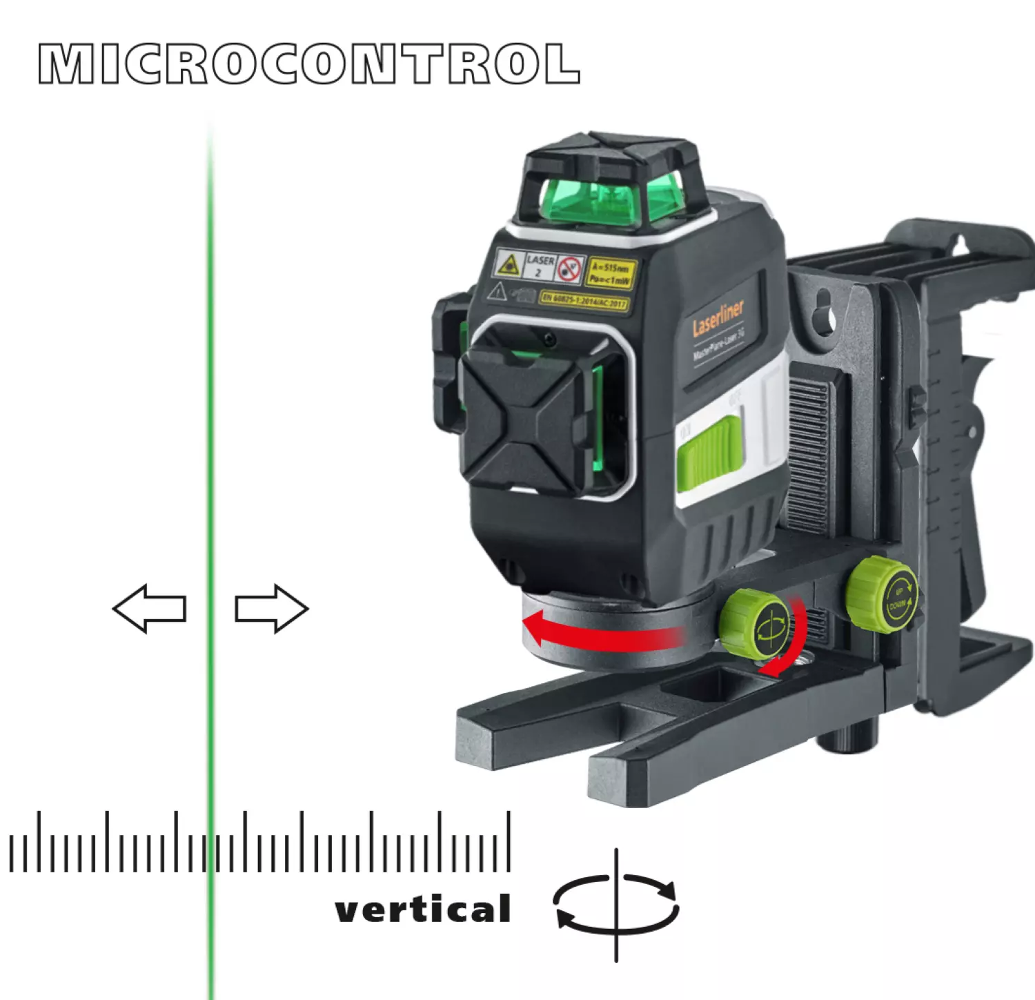 Laserliner CrossGrip Plus Support de fixation et mural - magnétique - 1/4«-image