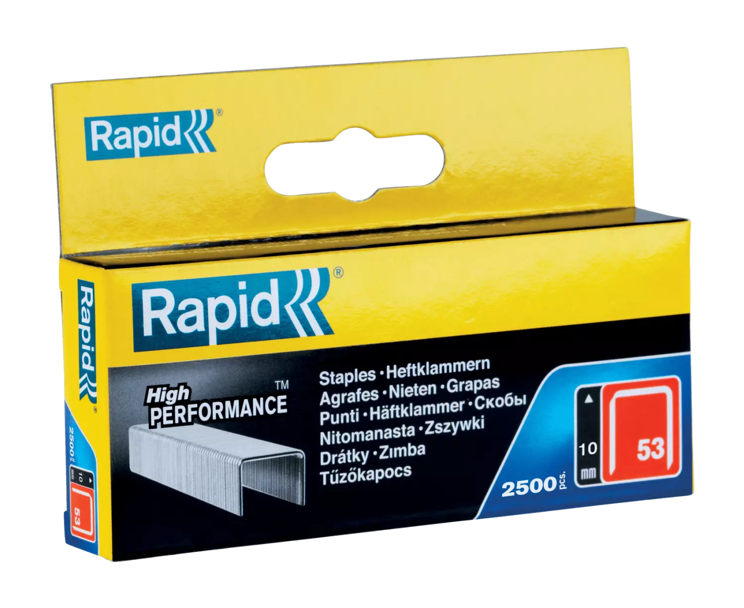 Rapid Dundraadnieten - 53/10mm - gegalvaniseerd - 2500st-image