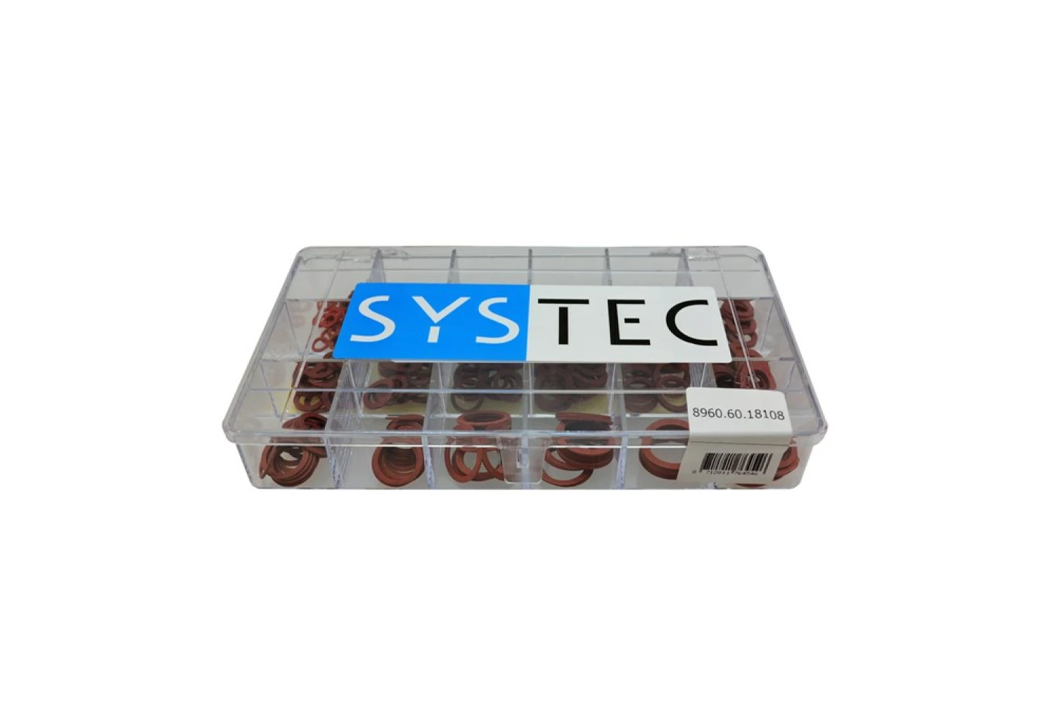 Systec Assortimentskoffer met fiberringen (405st)