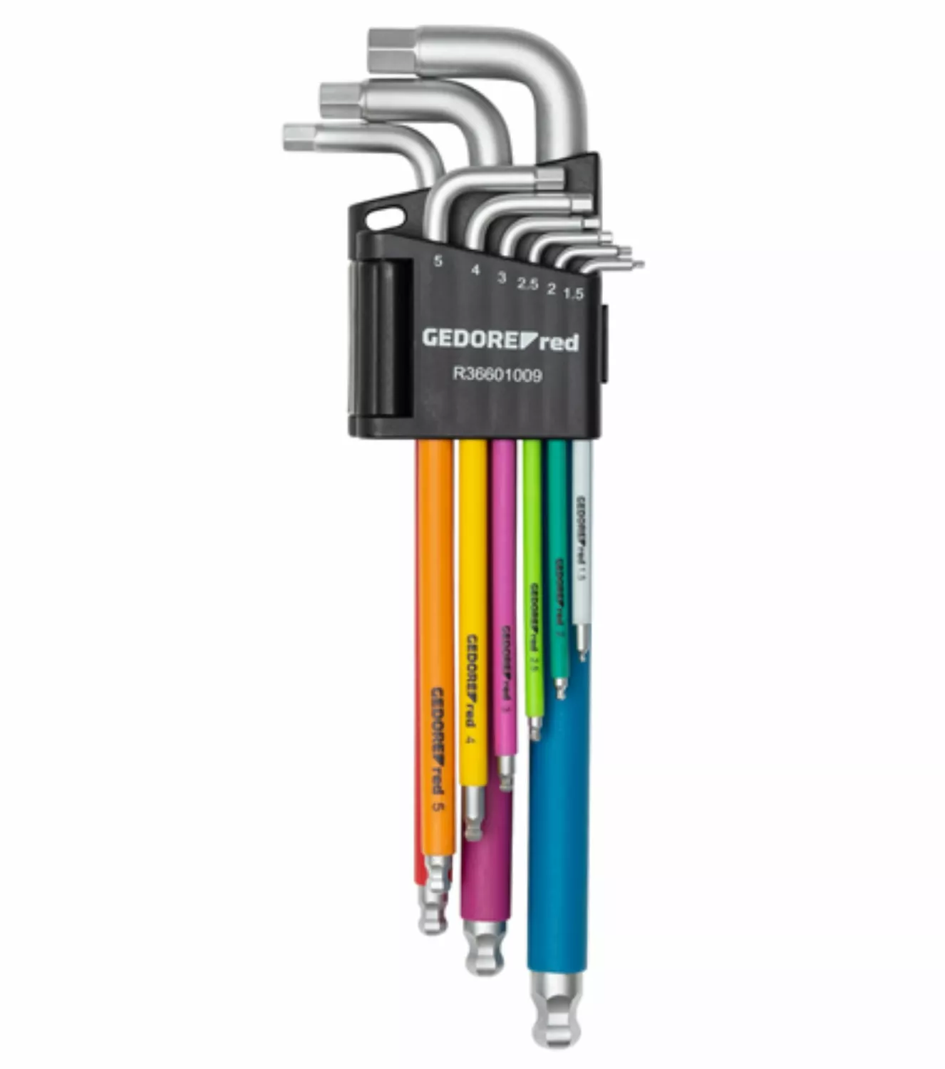 Gedore RED R36601009 - Jeu de clés mâles coudées - IN - 1,5-10 mm - multicolore - 9 pièces-image