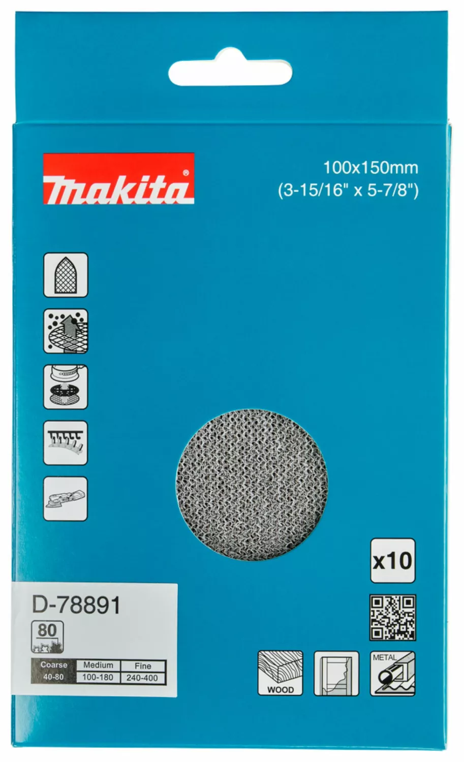 Makita D-78891 Schuurnet -  100x150mm K79-image