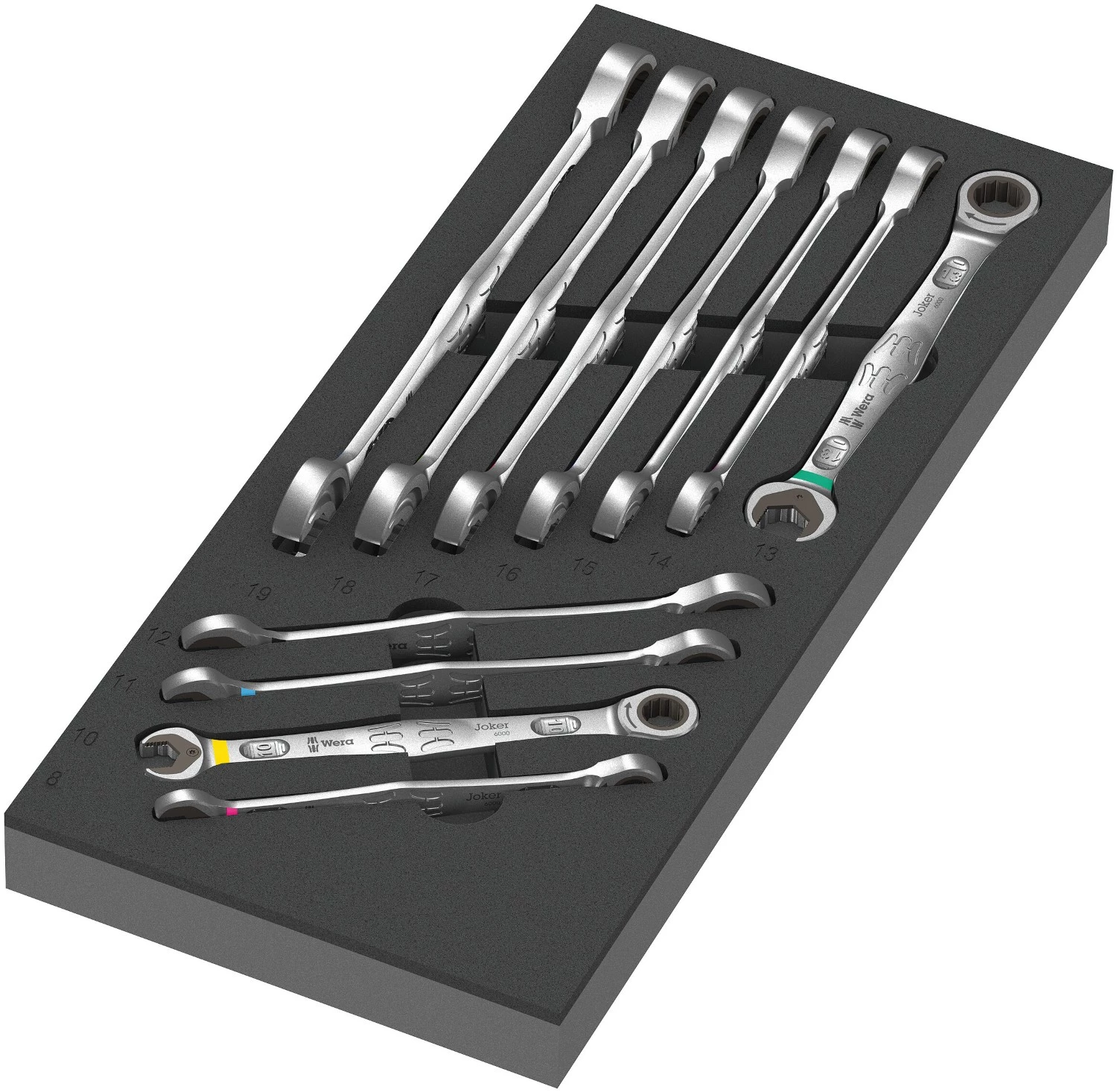 Wera 05150131001 9701 Tool Rebel Gereedschapswagen Stainless XXL 1 gevuld - 188-delig - 7 laden