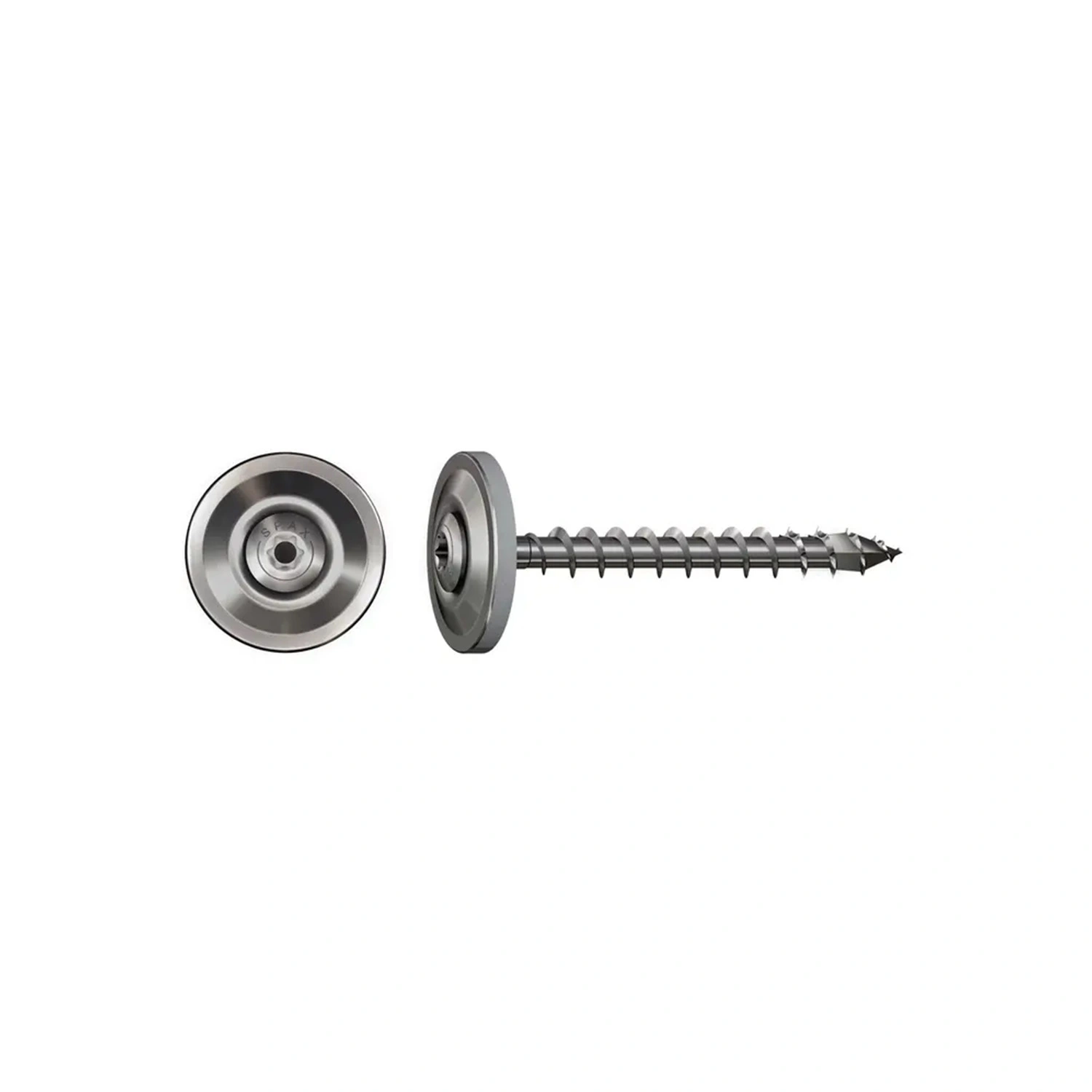 SPAX Spenglerschroef RVS-A2 met EPDM ring - 15mm - T20 - 4,5x35mm (60st)