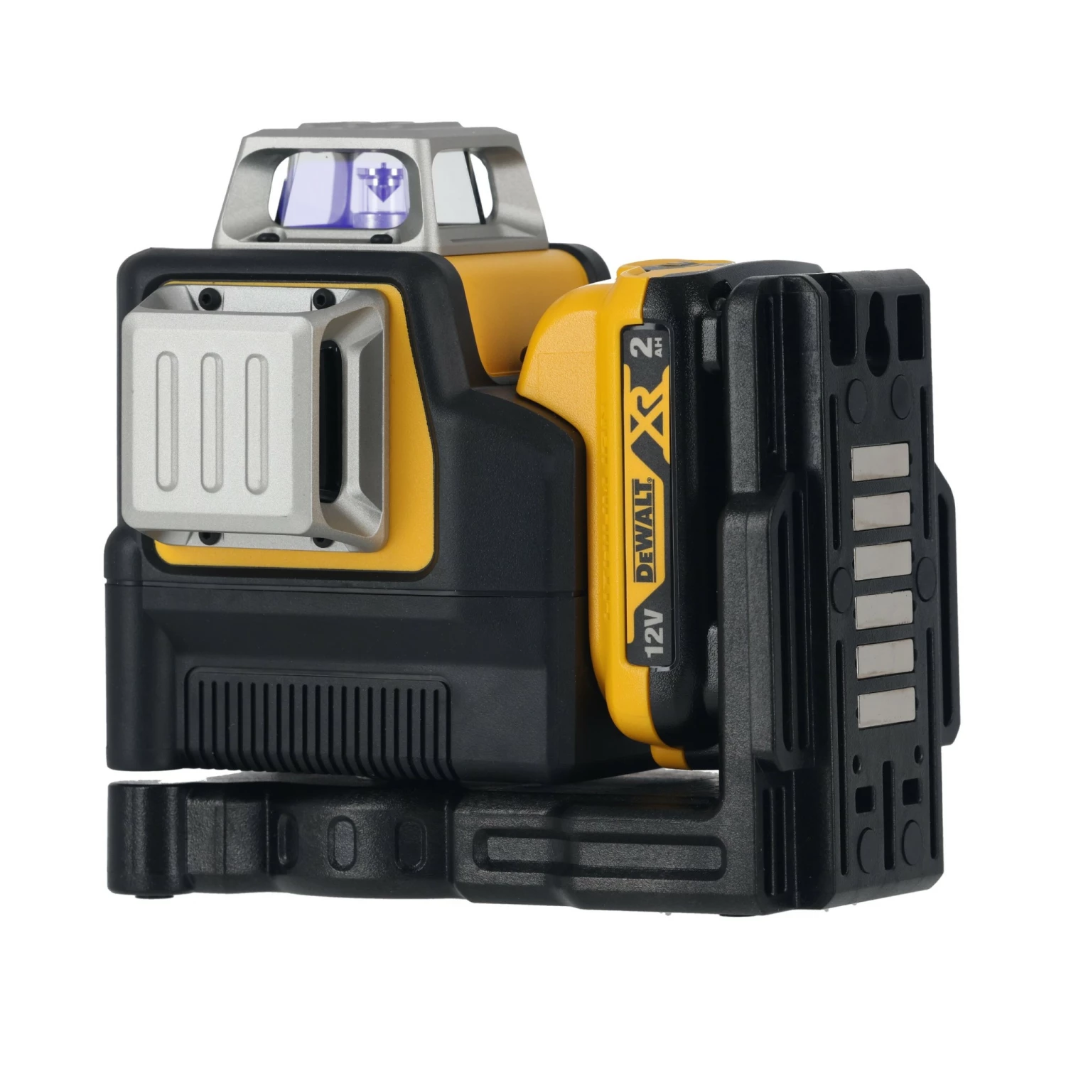 DeWALT DCE0811D1G Laser croix 360 degrées à batteries 10,8V Li-Ion (1x batterie 2,0Ah) dans coffret - vert - 15m-image