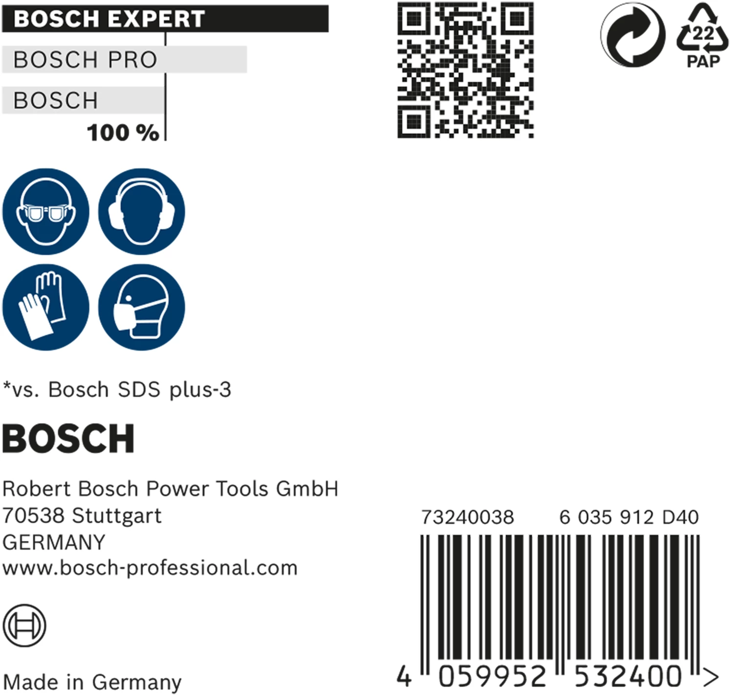 Bosch 2608900167 EXPERT Hamerboor SDS plus-7X 10st 8x100x165mm-image