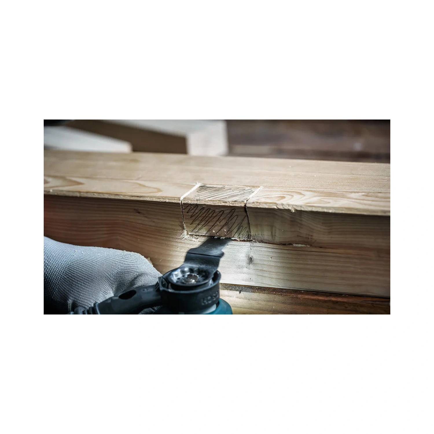 Bosch 2608669249 Standaard Invalzaagblad AIZ 32 EPC - 50 x 32mm - Zachthout - (10st.)