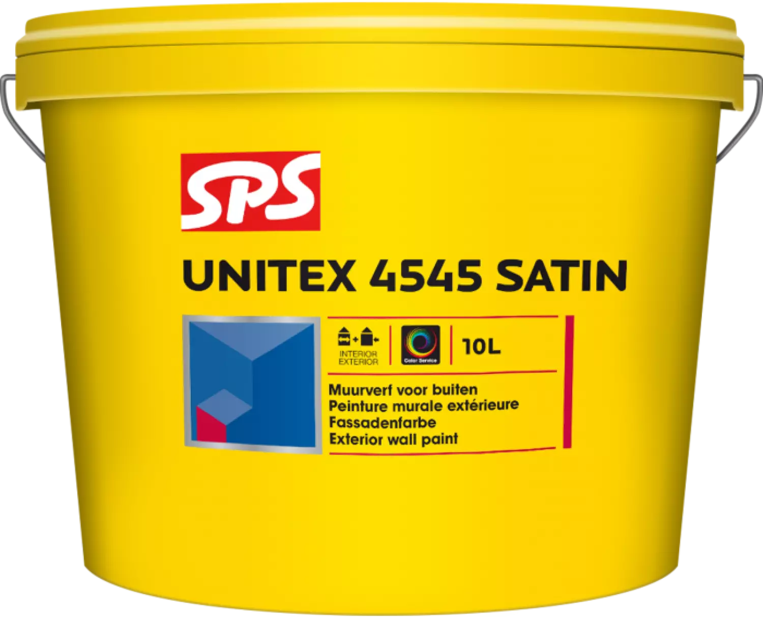 SPS Unitex 4545 Satin Muurverf - op kleur gemengd - 10L-image