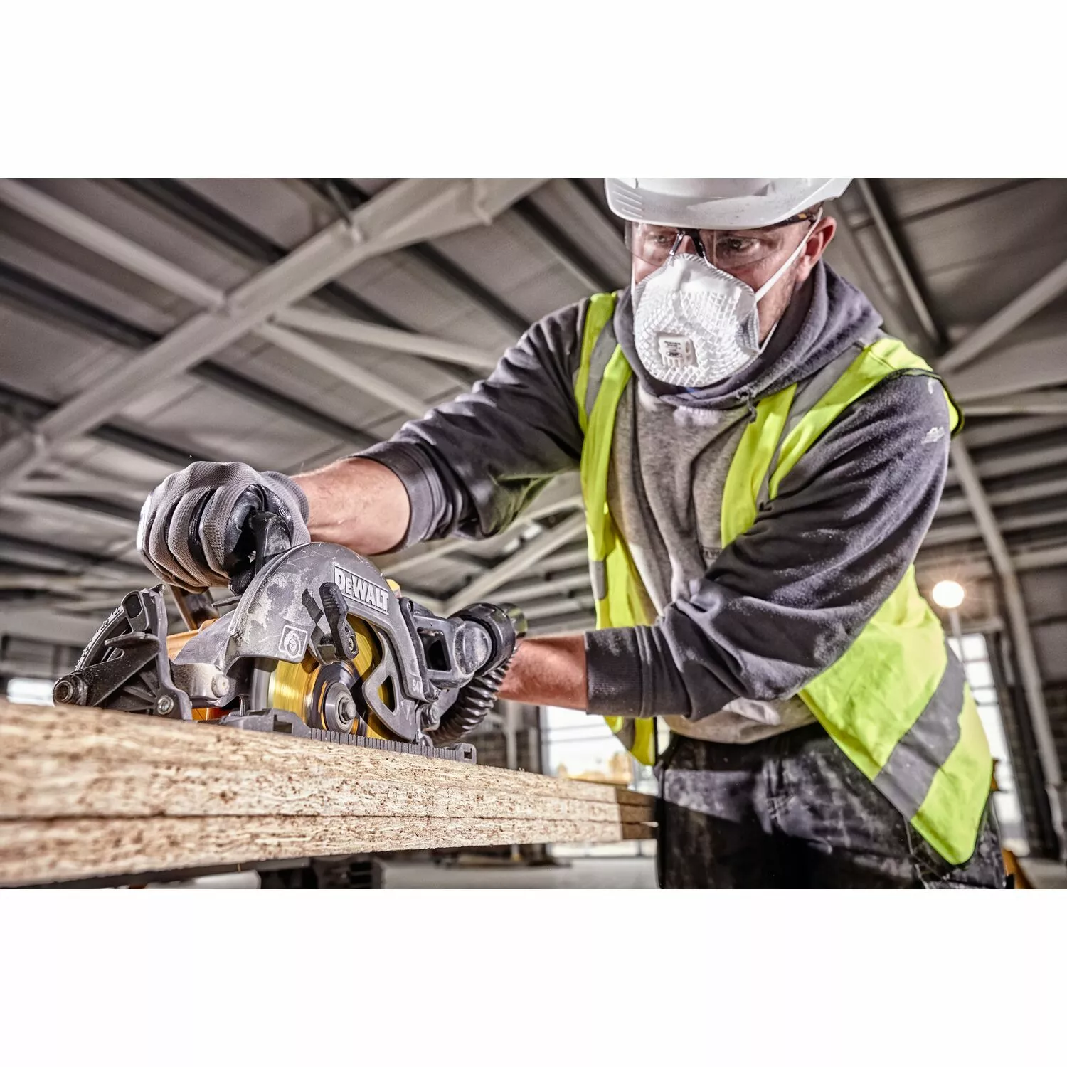 DeWALT DCS577N-XJ Scie circulaire sans fil 54V XR FlexVolt Li-Ion (machine seule) - 190 mm - moteur brushless-image