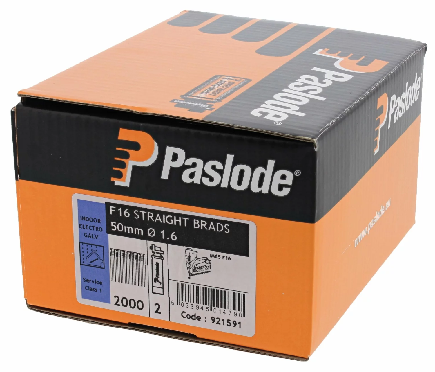 Paslode - clou de finition f16x63 galv 3µm + gaz im65-image