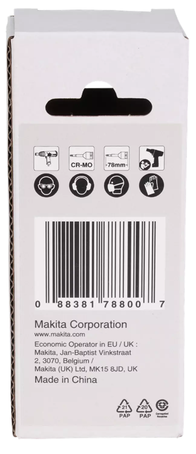 Makita E-19831 Embout de vissage à percussion T50x78mm - Impact Noir - 1/2" VK-image