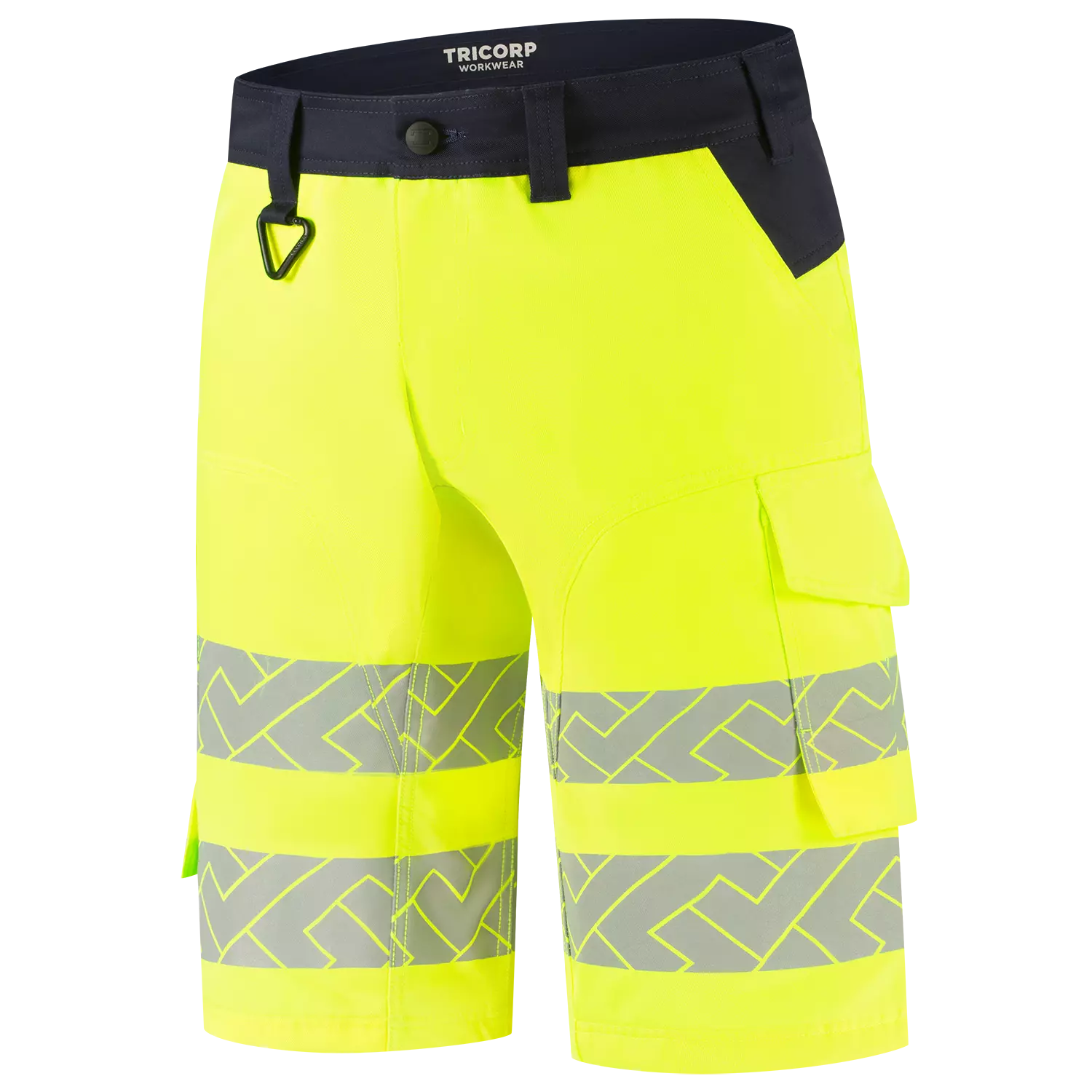 Tricorp 506124 Werkbroek Functional Stretch High Vis Redefined - Kort - FluoryellowInk - 42