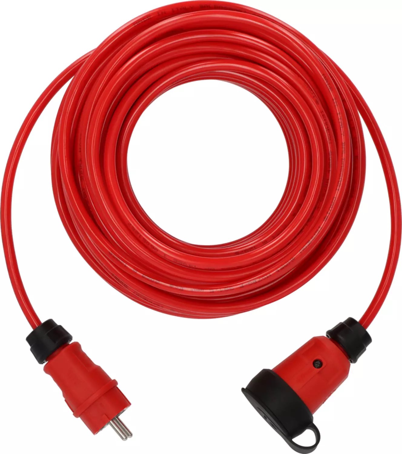 Brennenstuhl Professional VQ 2100 Verlengsnoer H07BQ-F 3G1,5 - IP44 - 25m - Rood-image