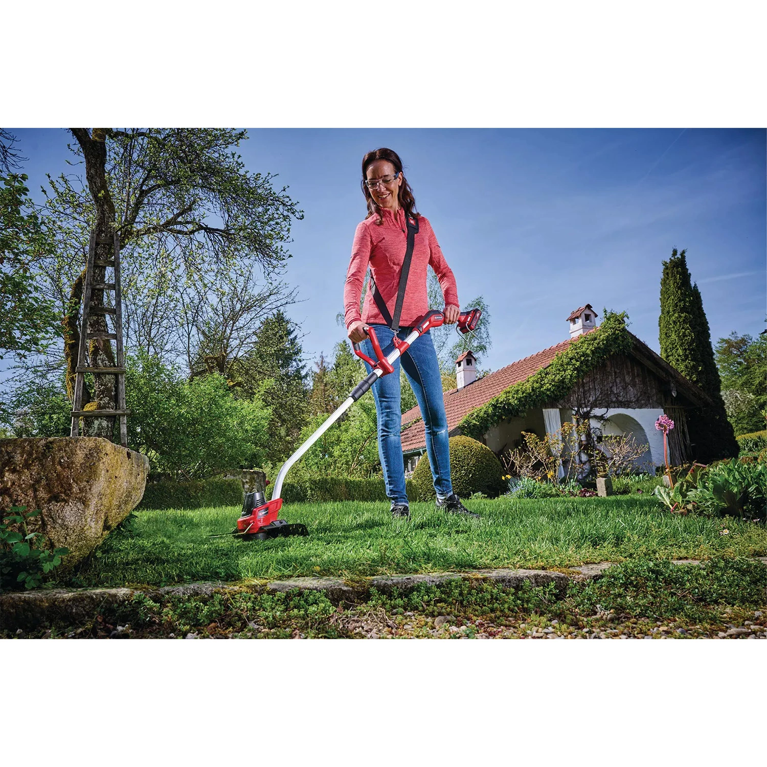 Einhell GE-CT 18/33 Li E Solo 18V Li-Ion coupe-bordures sans fil - 33cm - sans balais-image