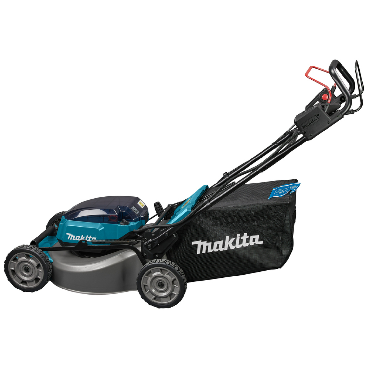 Makita DLM536PT4 (2X18V) Batterie Li-Ion Tondeuse à gazon ensemble (4x 5,0Ah) - 53cm - 70L - 1800 m²-image