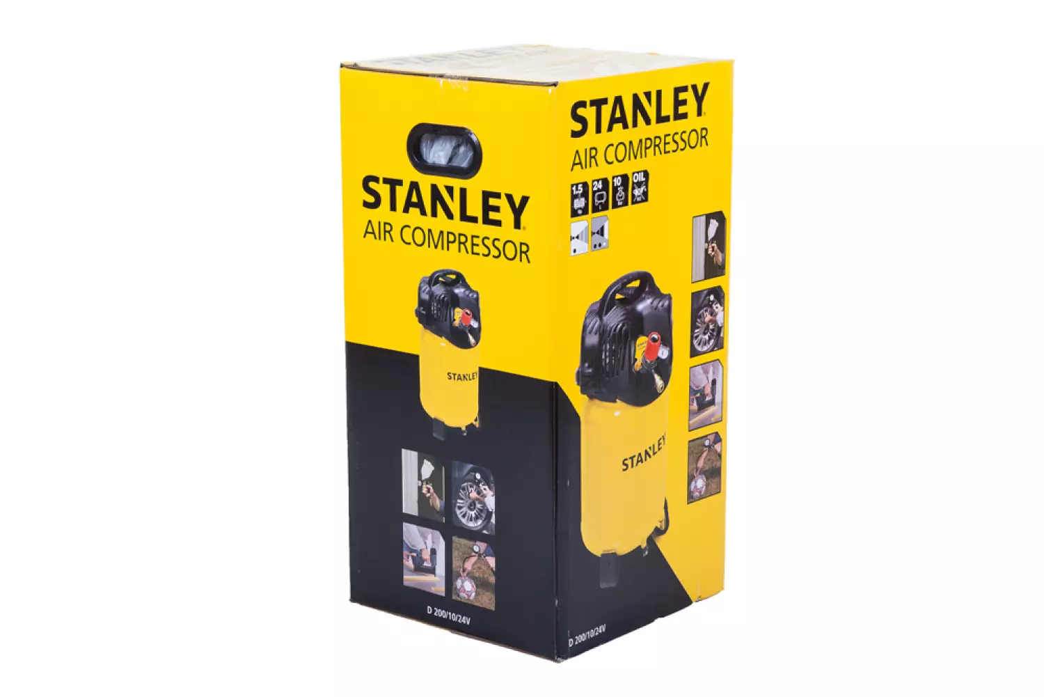 Stanley 8117190STN598 D200/10/24V Compressor - Olievrij - 10bar - 1100W-image