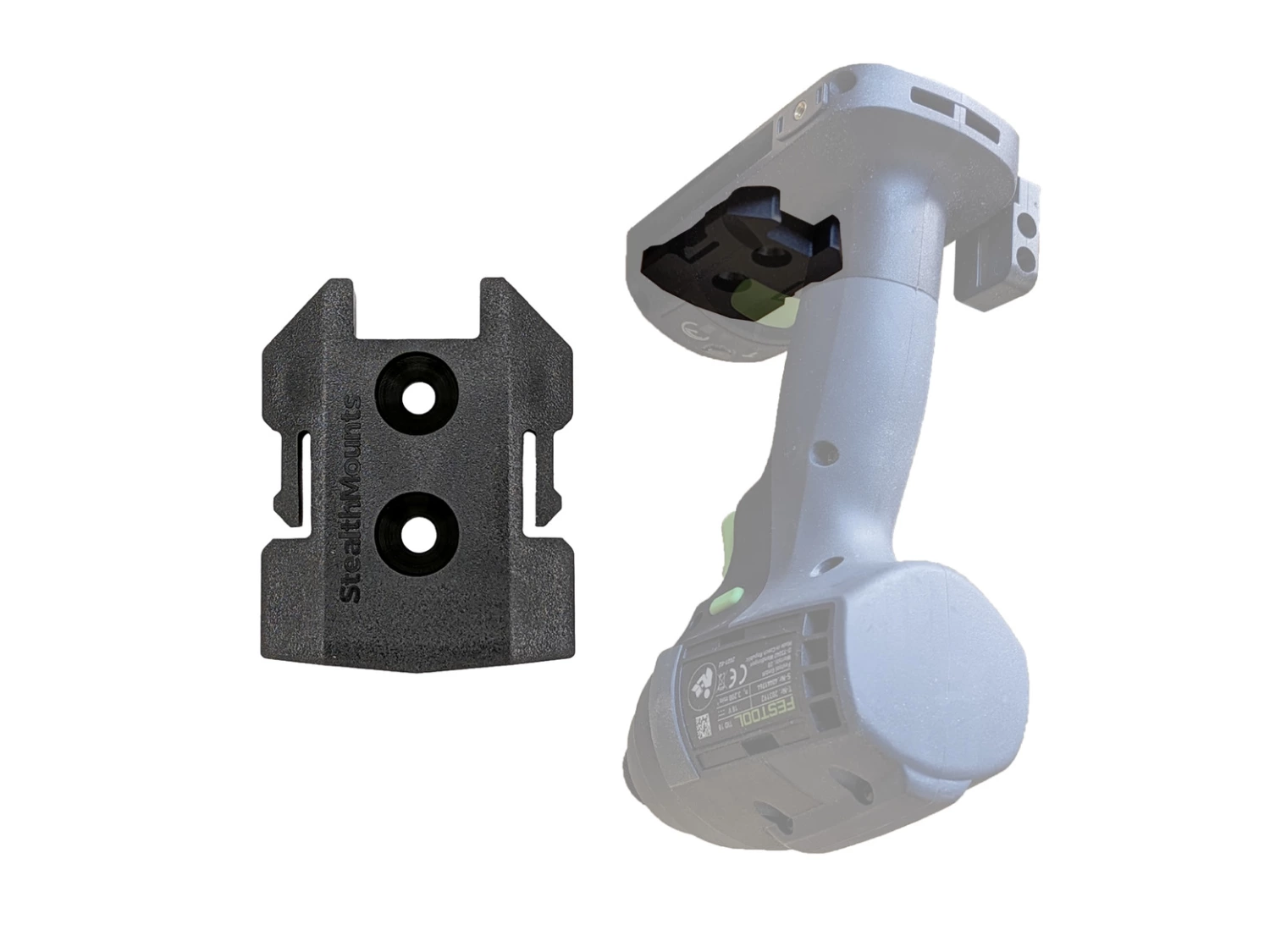 StealthMounts TM-FT18-BLK-4 Machinehouder voor Festool 18V - Zwart - 4 stuks-image