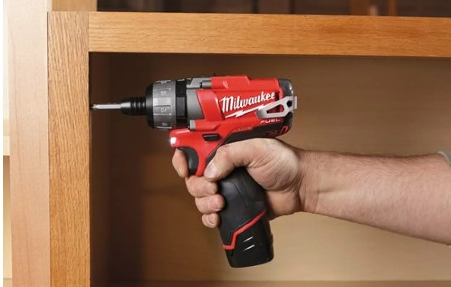 Milwaukee M12 CD-0 - Perceuse visseuse sans fil Li-Ion 12V (machine seule) - moteur brushless - 37 Nm-image