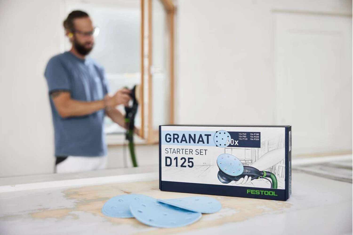 Festool 578668 60-delige Schuurpapier set Granat - 125mm-image