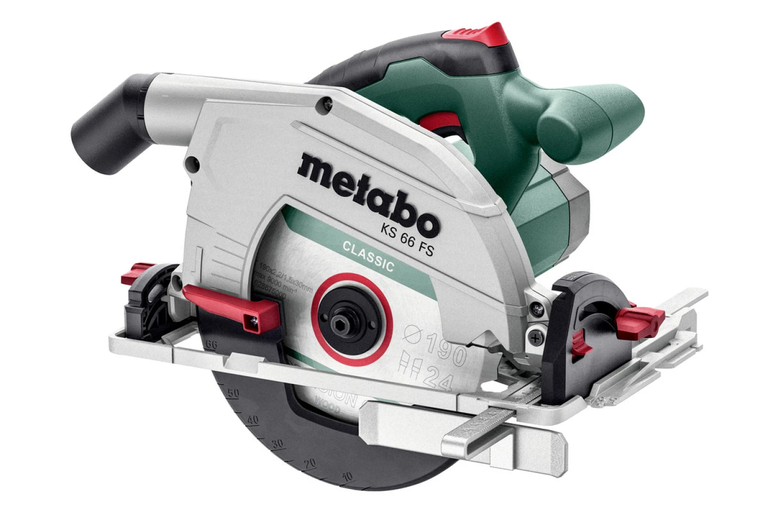 Metabo KS 66 FS - Scie circulaire avec rail de guidage - 1500W - 190mm-image