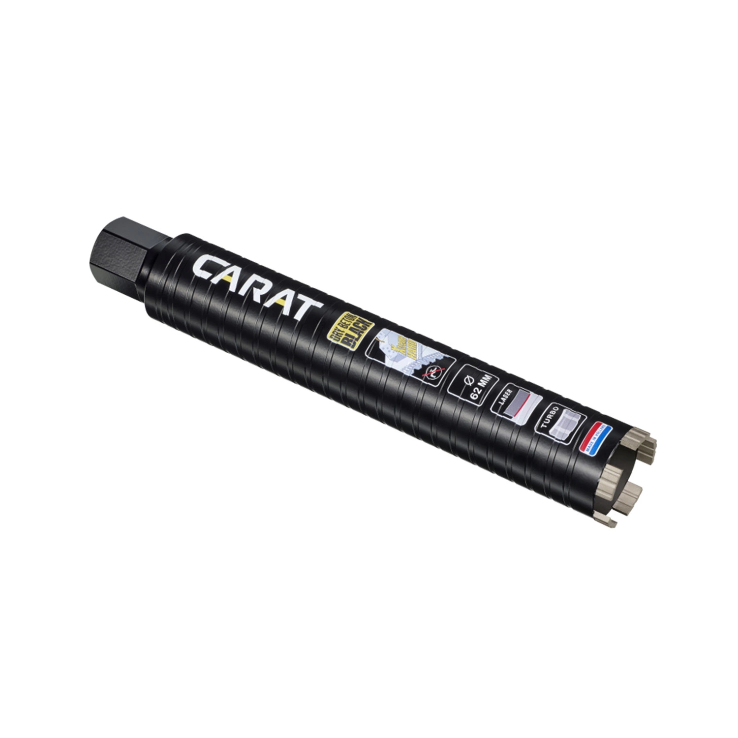 Carat EDBLACK068 Laser Diamantboor - dry beton - 68 x 300mm - 5/4''UNC