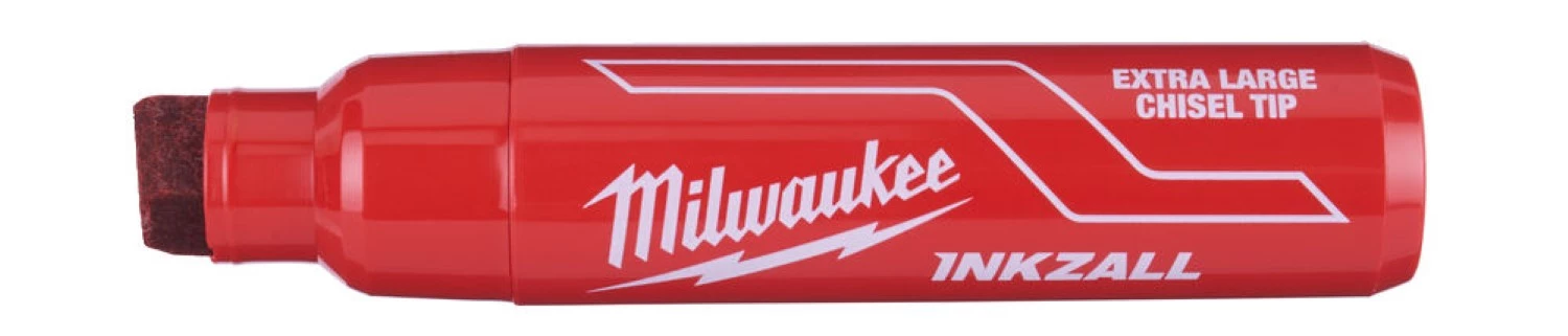 Milwaukee 4932471560 INKZALL™ Marqueur - Chisel XL - Rouge - 14.5mm-image