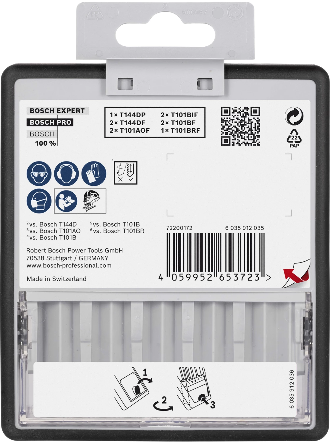 Bosch 2607011941 PRO 10-delige Hardhout en Laminaat zaagbladenset in Robustline cassette-image