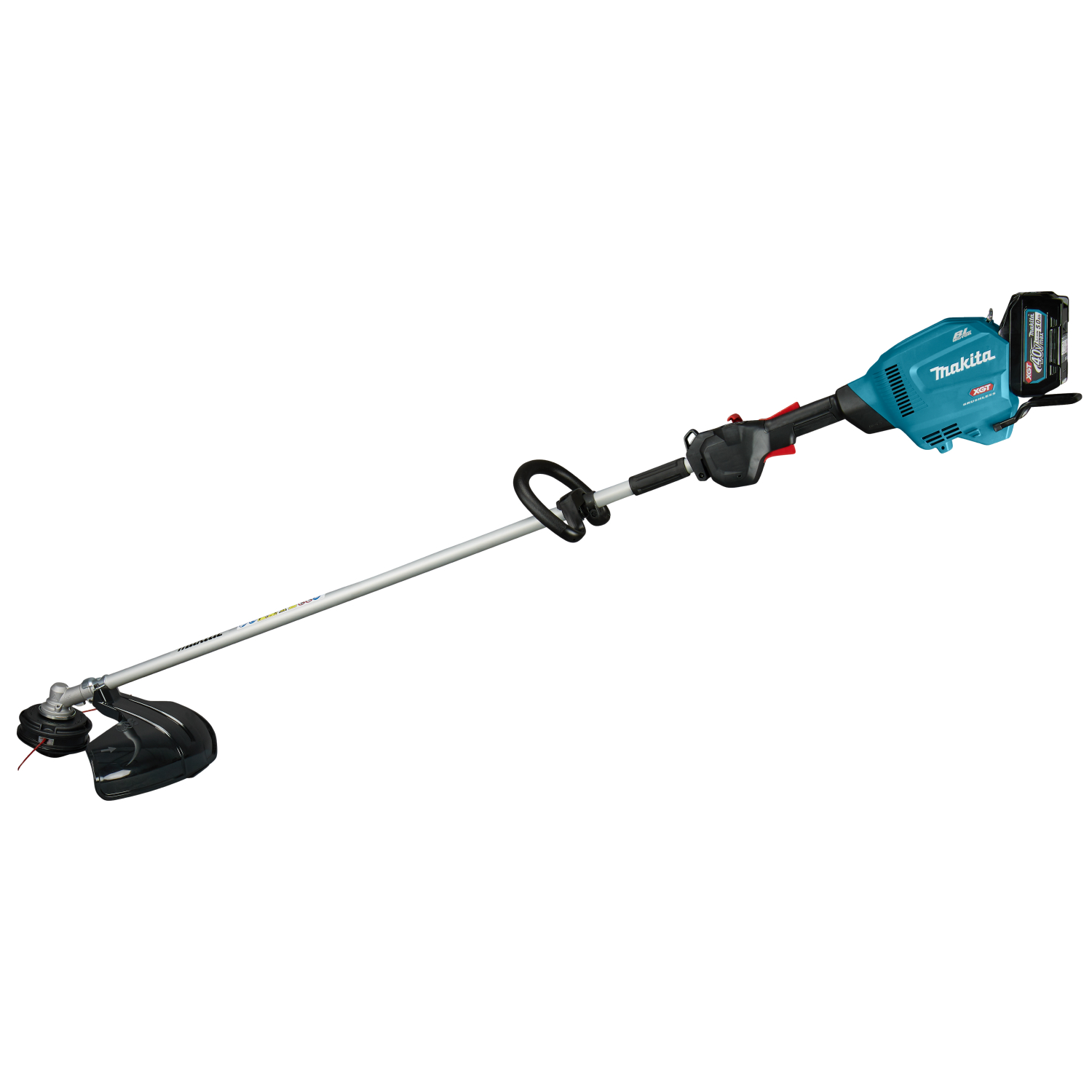 Makita UR014GT201 XGT 40 V Max Li-ion accu Bosmaaier set (2x 5,0Ah accu) - D-greep - 450mm-image